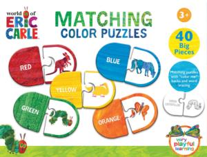 Eric Carle - Colors Matching Puzzles Educational Children's Puzzles By MasterPieces