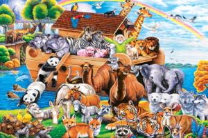 Noah's Ark - - Scratch and Dent Religious Children's Puzzles By MasterPieces