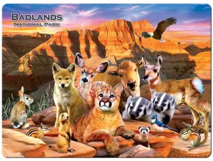 Badlands National Park 48 Piece Tray Puzzle Animals By MasterPieces