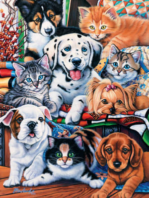 Hide and Seek (Playful Paws) Dogs By MasterPieces