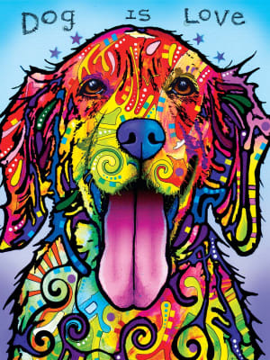Dog is Love Dogs By MasterPieces