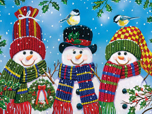 Snowy Afternoon Friends Christmas By MasterPieces