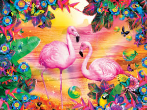 Pretty in Pink Birds By MasterPieces