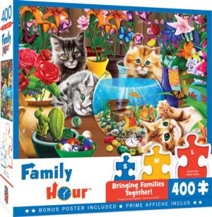 Marvelous Kittens Flower & Garden Family Pieces By MasterPieces