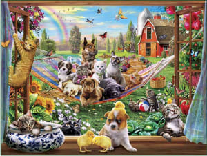 Afternoon Siesta Dogs By MasterPieces