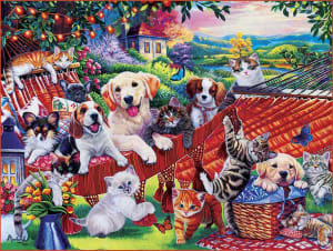 A Lazy Afternoon Dogs By MasterPieces