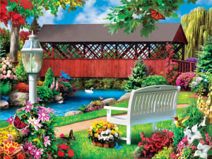 Countryside Park Flower & Garden By MasterPieces