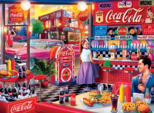 Soda Fountain - Scratch and Dent Nostalgic & Retro Large Piece By MasterPieces