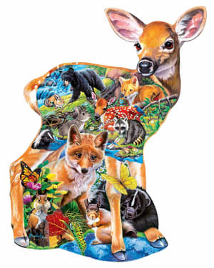 Fawn Friends Forest Animal By MasterPieces