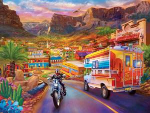 Roadsides of the Southwest - Into the Valley Jigsaw Puzzle By MasterPieces