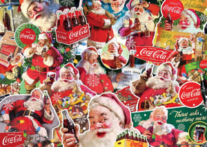 Coca-Cola Christmas Collage By MasterPieces
