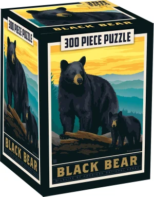 Puzzle Pod - Black Bear  Bear By MasterPieces