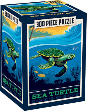 Puzzle Pod - Sea Turtle  Reptile & Amphibian By MasterPieces