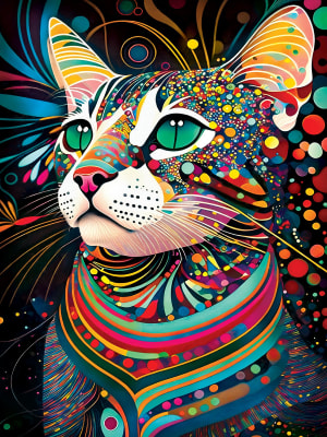 Black Cats - Prismatic Peggy Cats By MasterPieces