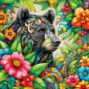 Kaleidoscope - Forest Master Bear By MasterPieces
