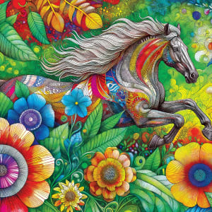 Kaleidoscope - Summer Stallion Horse By MasterPieces