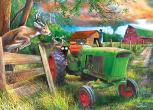 Deer Crossing Forest Animal By MasterPieces