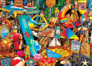 Beach Time Flea Market Shopping By MasterPieces