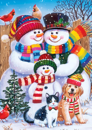 Family Portrait Christmas By MasterPieces