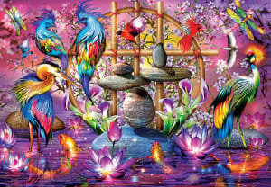 Fantasy in Flight Flower & Garden By MasterPieces