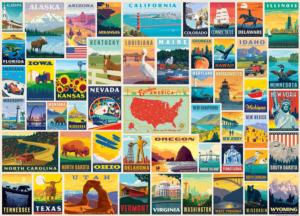 Anderson Design Group - State Pride  Collage Jigsaw Puzzle By MasterPieces