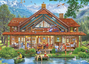 Inside Out - Camping Lodge Around the House By MasterPieces