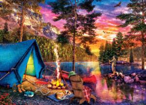 Realtree - Endless Summer Sunset Camping Jigsaw Puzzle By MasterPieces