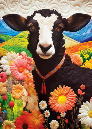 Quilted - Black Sheep of the Family Animals By MasterPieces
