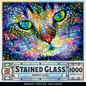 Stained Glass - Purrfect Glass Cats By MasterPieces