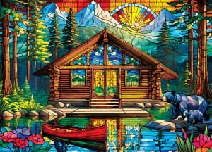 Stained Glass - Cabin Spectrum - Scratch and Dent Cabin & Cottage By MasterPieces