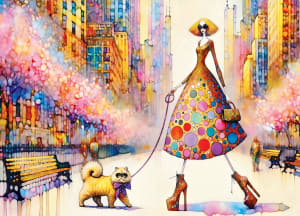 Catwalk Couture - Glamour Paws People By MasterPieces
