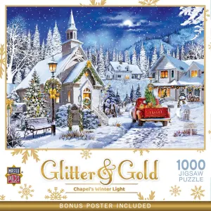 Glitter & Gold - Chapel's Winter Light Christmas By MasterPieces