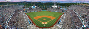 Los Angeles Dodgers MLB Stadium Panoramics Center View Father's Day By MasterPieces