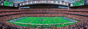 Houston Texans NFL Stadium Panoramics Center View Photography By MasterPieces