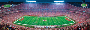 Kansas City Chiefs NFL Stadium Panoramics Center View Photography By MasterPieces