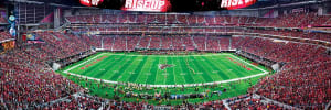 Atlanta Falcons NFL Stadium Panoramics Center View Sports By MasterPieces