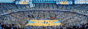 UNC Tar Heels NCAA Stadium Panoramics Basketball Center View Sports By MasterPieces