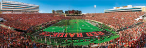 Texas Tech Red Raiders NCAA Stadium Panoramics End Zone Sports By MasterPieces