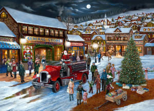 The Winter Village Christmas By Willow Creek Press