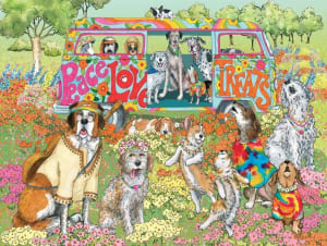 Peace Love Treats Dogs By Crown Point Graphics