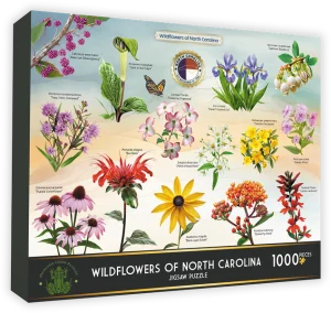 Wildflowers of North Carolina Collage By Highland Creek