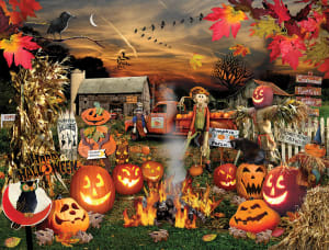 Jack O Lanterns Halloween By White Mountain
