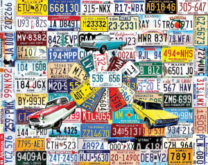 State Plates Collage By White Mountain