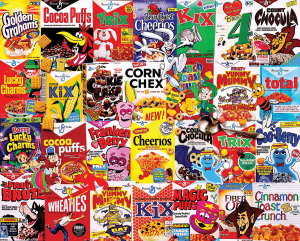 I Love Cereal Food and Drink By White Mountain