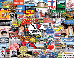 I Love Tennessee Collage By White Mountain