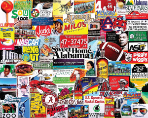 I Love Alabama United States By White Mountain