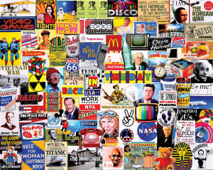 Back in the Day Collage By White Mountain