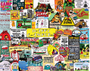 Happy Campers Pattern & Geometric By White Mountain