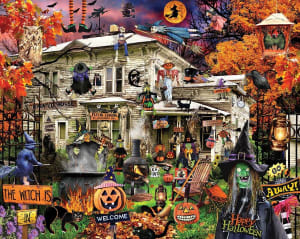 Witches Welcome Halloween By White Mountain