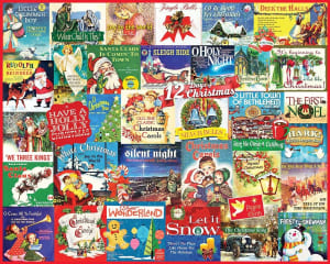 Christmas Carols Collage By White Mountain